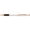 Ручка роллер "Century II Pearlescent White Lacquer", 0,7 мм, жемчужный, розовое золото, стерж. черный - 2