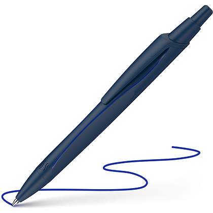 Ручка шариковая автоматическая "Schneider Reco", синий, стерж. синий - 2