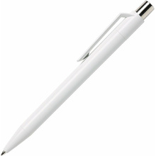 Ручка шариковая автоматическая "Dot B CR", 1.0 мм, белый, стерж. синий