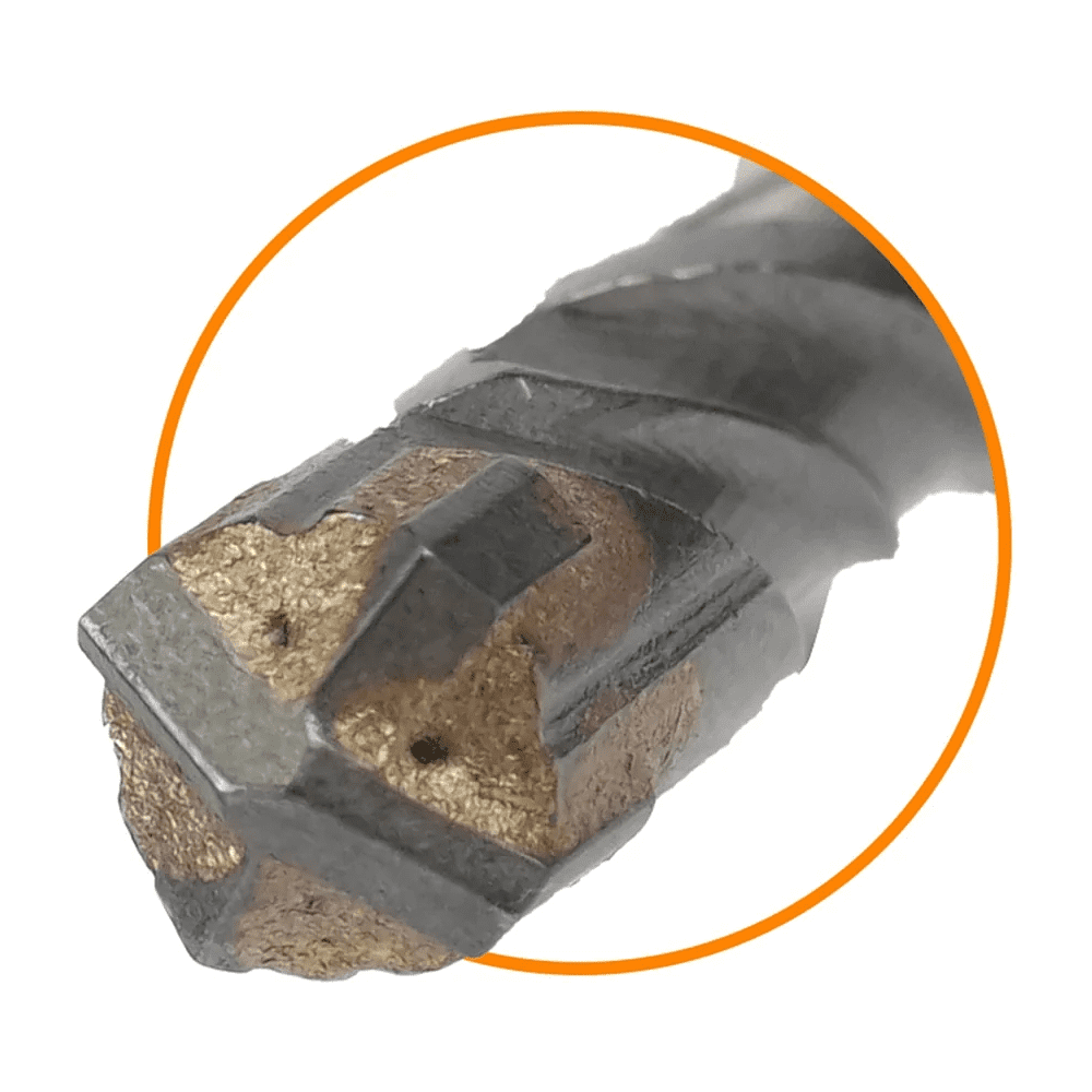 Бур по бетону Deli YS EDH-YCZ16008-E1, 8 x 160 мм, X-Tip, SDS-PLUS - 4