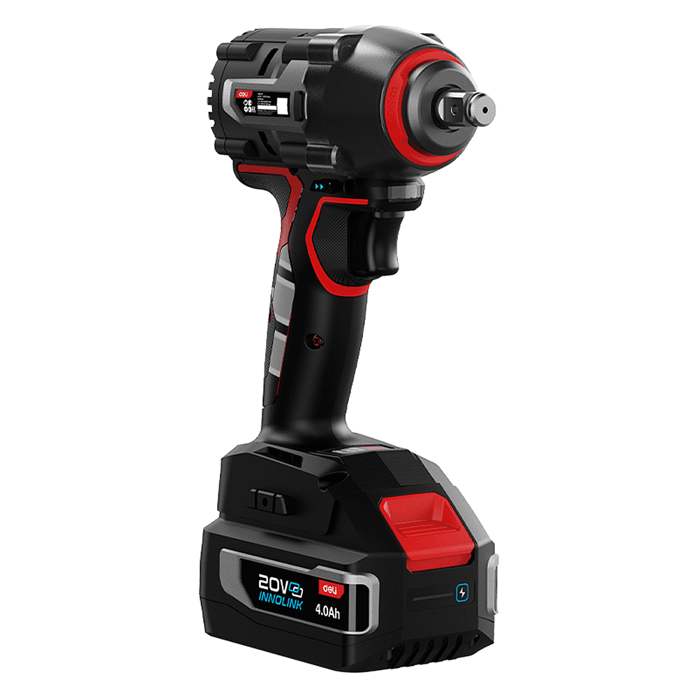 Аккумуляторный гайковерт Deli RS EDE231, 20 В, 500 Нм, 2 АКБ, 4 Ач, З/У 2А, коробка - 5