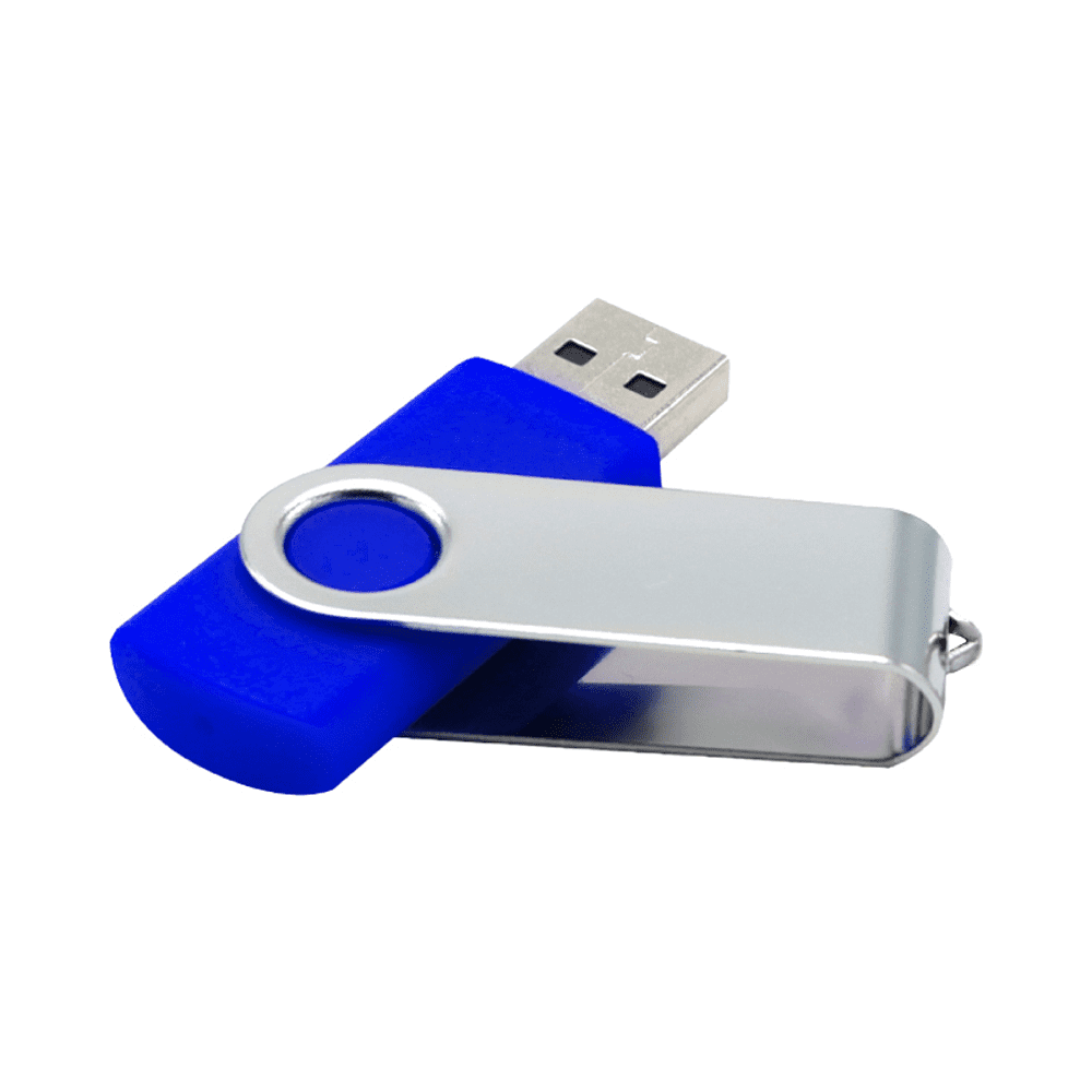 USB Flash 2.0 16 Gb VDF-008, пластик, метал, синий  - 3