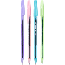 Ручка шариковая "Think", 0.5 мм, прозрачный, стерж. синий