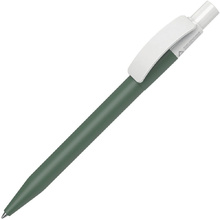 Ручка шариковая автоматическая "Pixel MATT CB RE", 1.0 мм, темно-зеленый, белый, стерж. синий