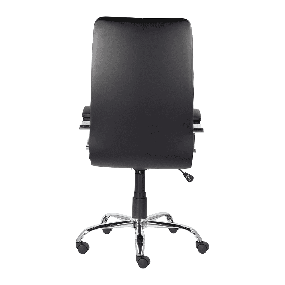 Кресло для руководителя "UTFC Гелакси В", хром, натуральная кожа  - 5