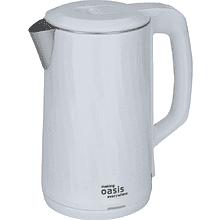 Электрочайник Oasis K-13PW, пластик, белый