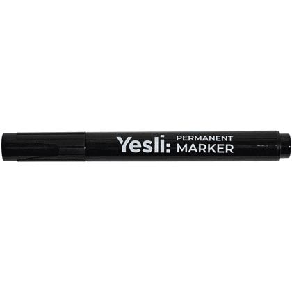 Маркер перманентный  "Yesli:", черный - 2