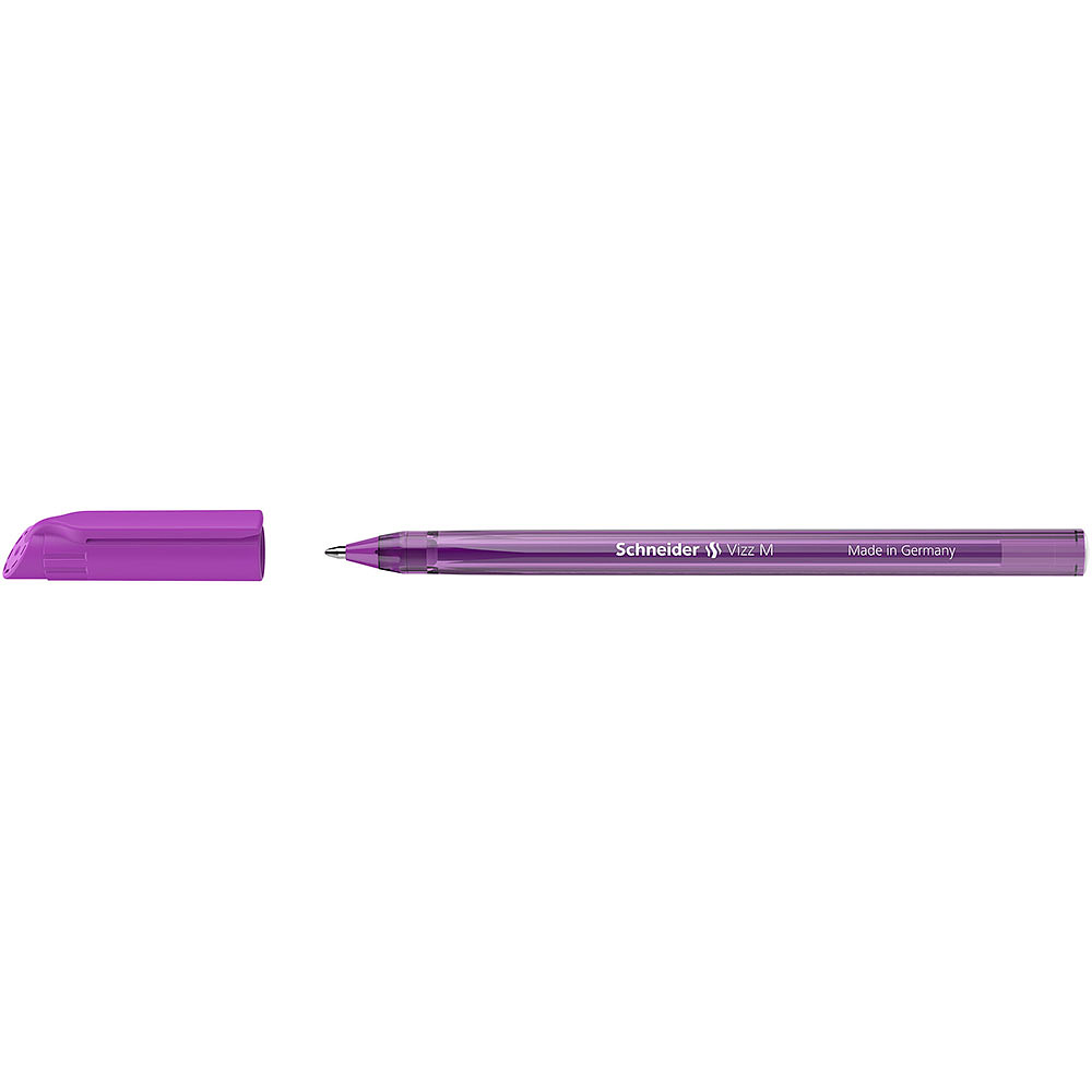 Ручка шариковая  "Schneider Vizz M", фиолетовый, стерж. фиолетовый - 5