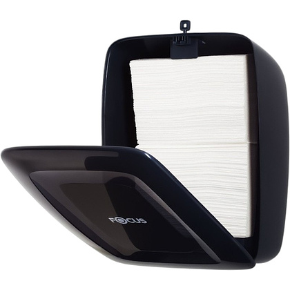 Диспенсер Focus для полотенец листовых, черный - 4