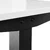 Стол с электроприводом двухмоторный Fit Focus Space Dual (720-1200 мм), черный/Белый альпийский (регулируемый по высоте каркас арт. 9220296 и столешница арт. 9197776)  - 10
