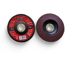 Круг лепестковый торцевой BIVOL, Р120