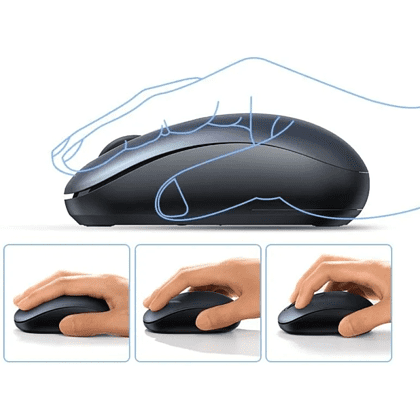 Мышь Ugreen "105/90550", беспроводная, 2400 dpi, 4 кнопки, темно-синий  - 3
