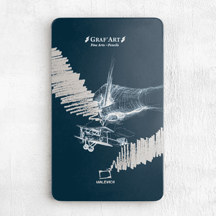 Карандаш чернографитный "Малевичъ", 12 шт, набор - 13