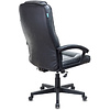 Кресло для руководителя "Бюрократ T-9906N/BLACK", кожа, пластик, черный - 4