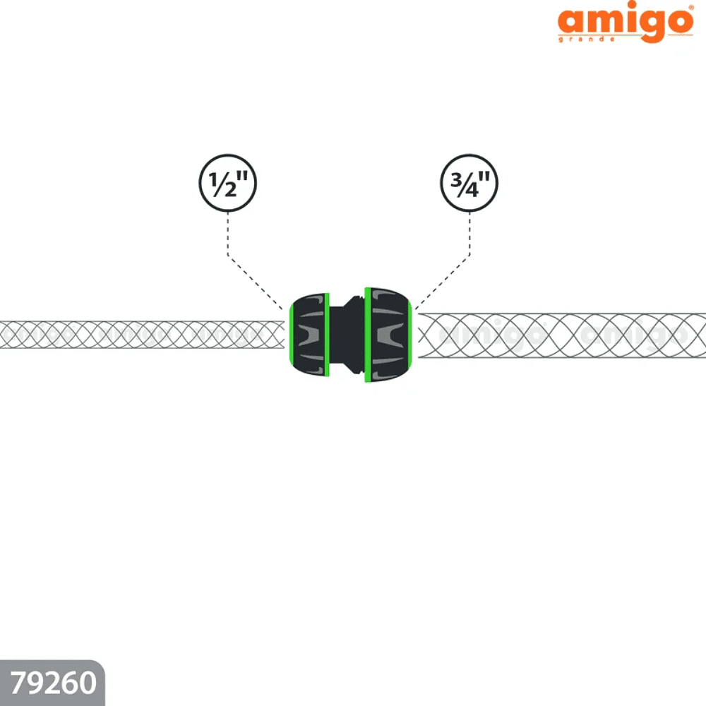Коннектор Amigo Grande 79260, 1/2-3/4" - 3