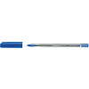Ручка шариковая "Tops M", 0.5 мм, прозрачный, стерж. синий - 5