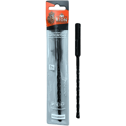Бур по бетону M-Lion MDD8310P, 8х310 мм, SDS+, двойная резьба