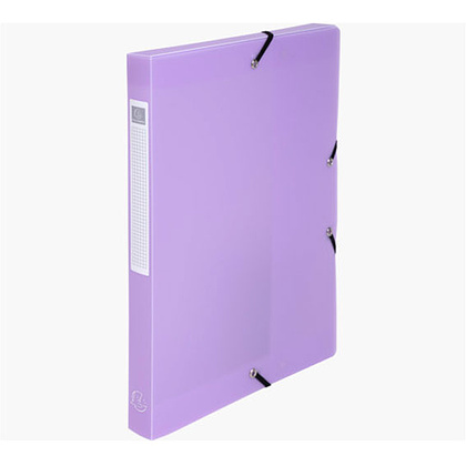 Папка на резинках "Chromaline Pastel", A4, 25 мм, пласт., ассорти - 9