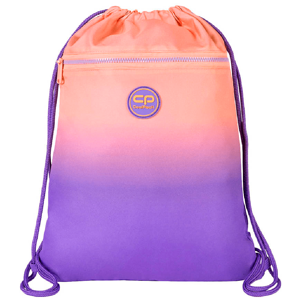 Мешок для обуви Coolpack "Vert Gradient Berry", 42.5x32.5 см, полиэстер, розовый, фиолетовый