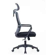 Кресло для руководителя SitZone U-060A, сетка, ткань, черный, 2 шт/упак, -30%