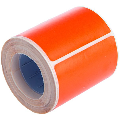 Этикет-лента термо "ТЕСО, 50x50 мм, 200 шт, оранжевый