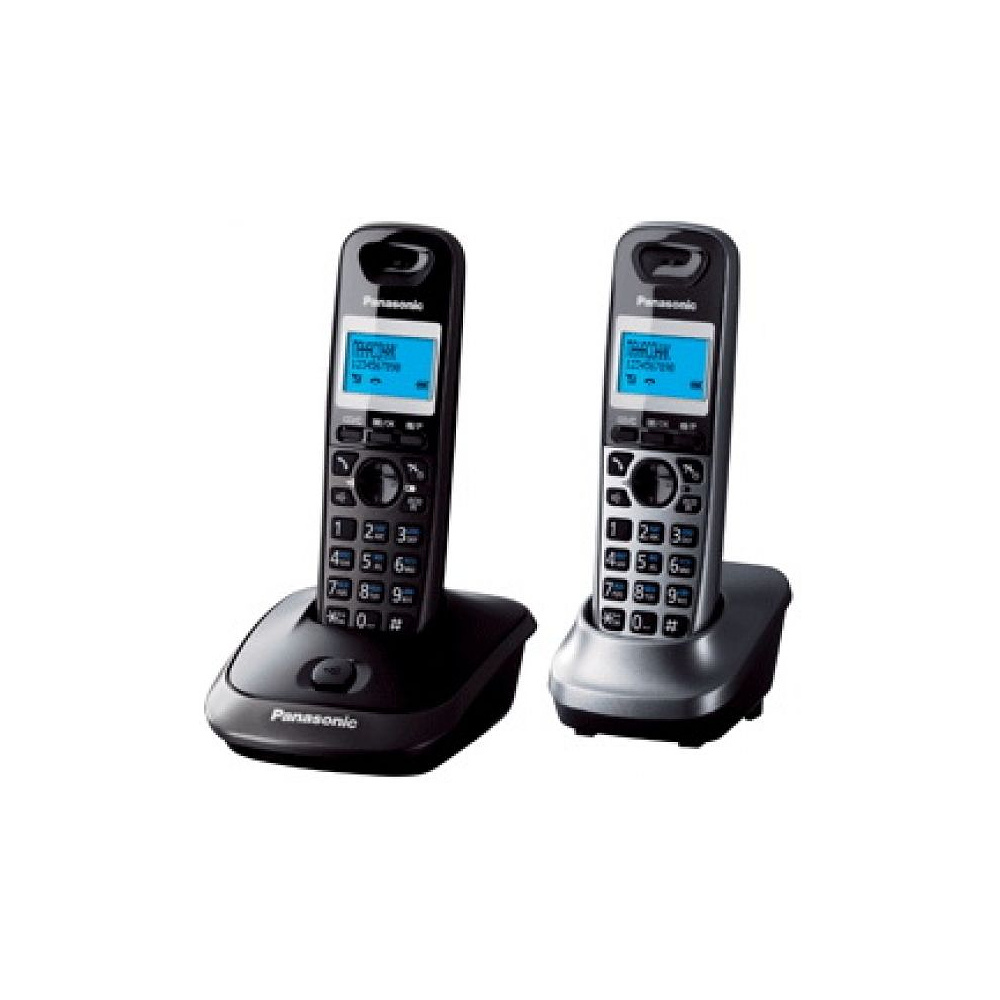 Телефонный аппарат Panasonic "KX-TG2512RU", серый металлик - 5