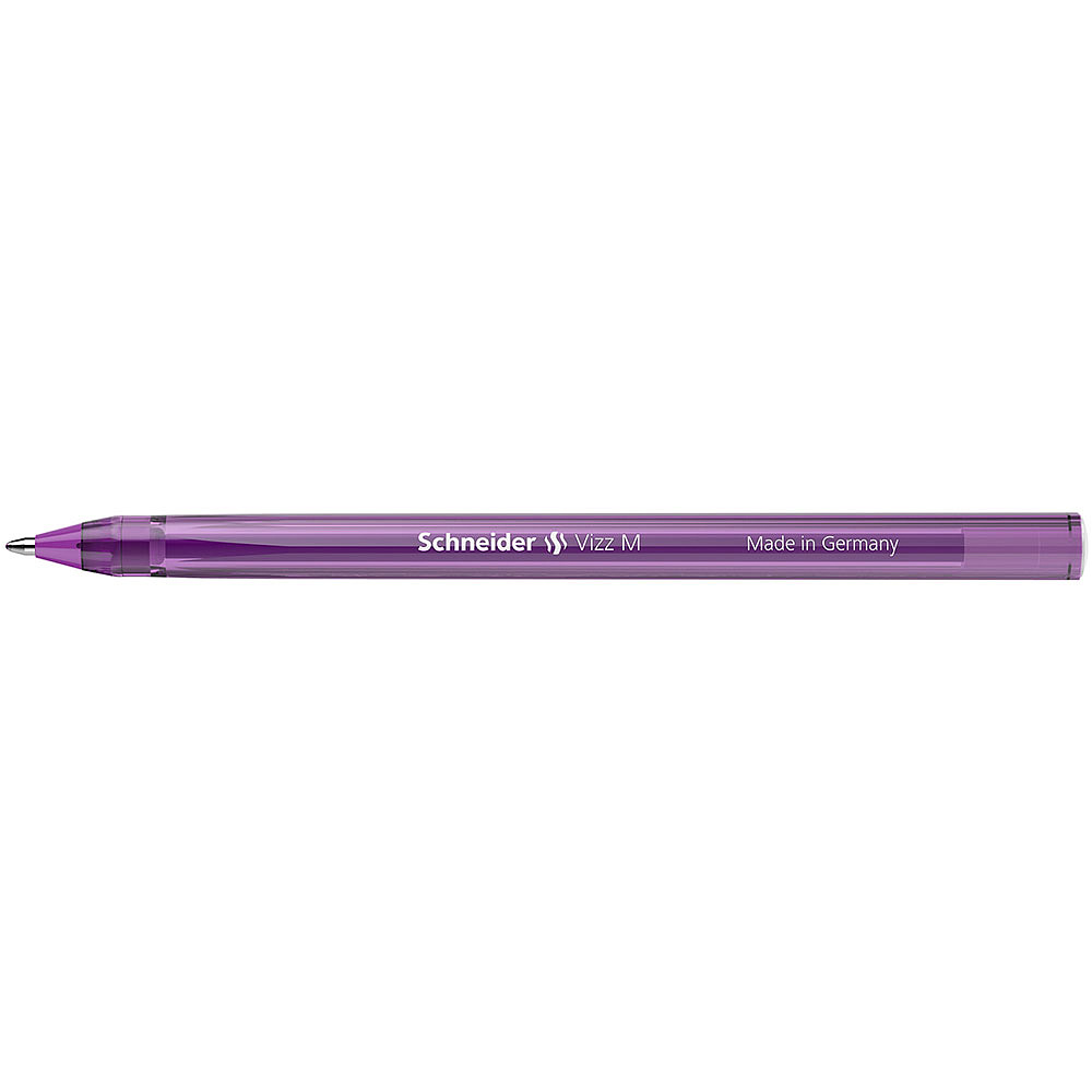 Ручка шариковая  "Schneider Vizz M", фиолетовый, стерж. фиолетовый - 4