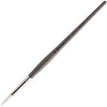 Кисть "Escoda Perla 1430", синтетика белая, круглая, №8