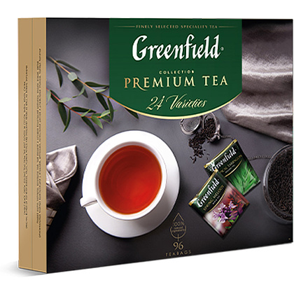 Чай "Greenfield" Premium Tea Collecton, 96 пакетиков х 1,75 гр, ассорти - 2