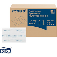 Полотенца бумажные Tellus Мультисложение Комфорт HT2, листовые, 2 слоя, 190 листов