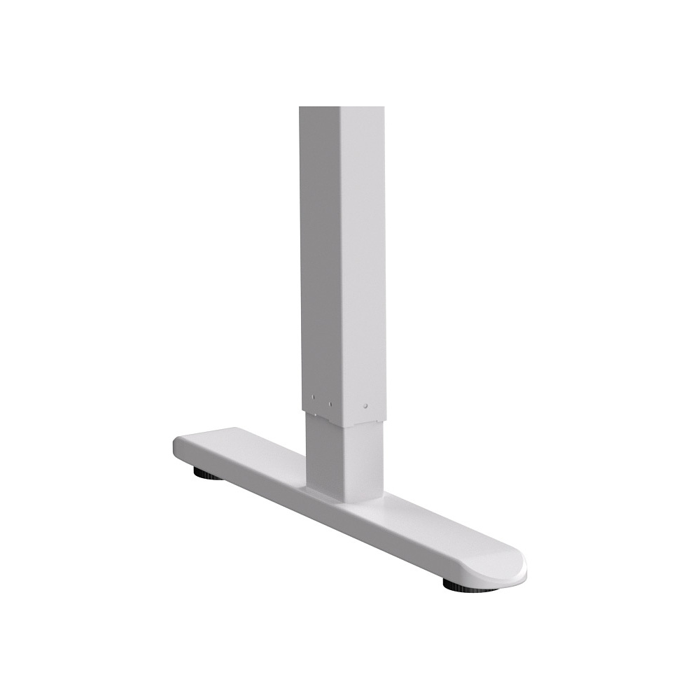 Стол с электроприводом WellDesk Basic 1200x675х18 белый/дуб стирлинг (9191460+9197777) - 7