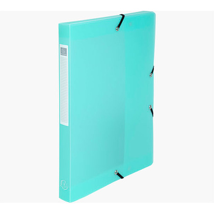 Папка на резинках "Chromaline Pastel", A4, 25 мм, пласт., ассорти - 10