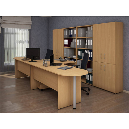 Коллекция Столица шкаф для документов С-212.522, 800х355х780 мм, бук - 11