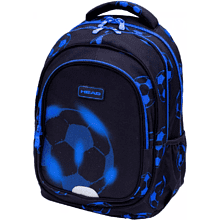 Рюкзак школьный "Neo Blue Football", черный 