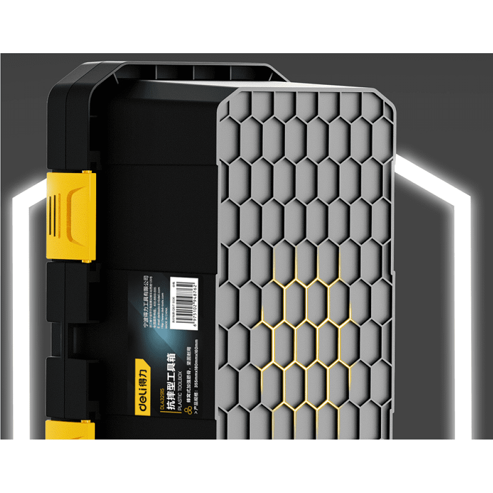 Ящик для инструмента Deli "DL432918", 425х230х195 мм, пластмасса - 2