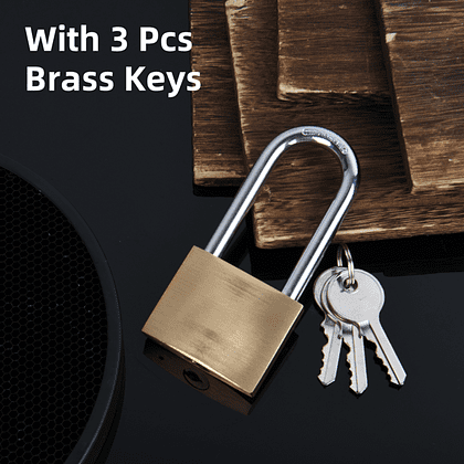 Замок навесной Deli YS EDL508506 60 мм, автомат, 3 ключа, защита от влаги - 3