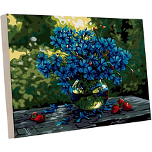 Картина по номерам "Белорусский василек"