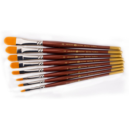 Кисть "Decola", синтетика, овальная, №10 - 4