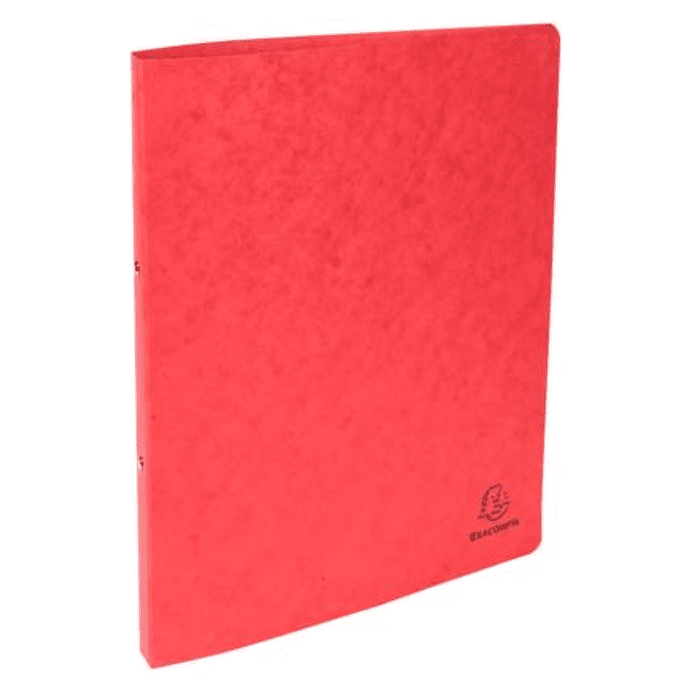Папка на кольцах "Exacompta", картон, 20 мм, А4, красный