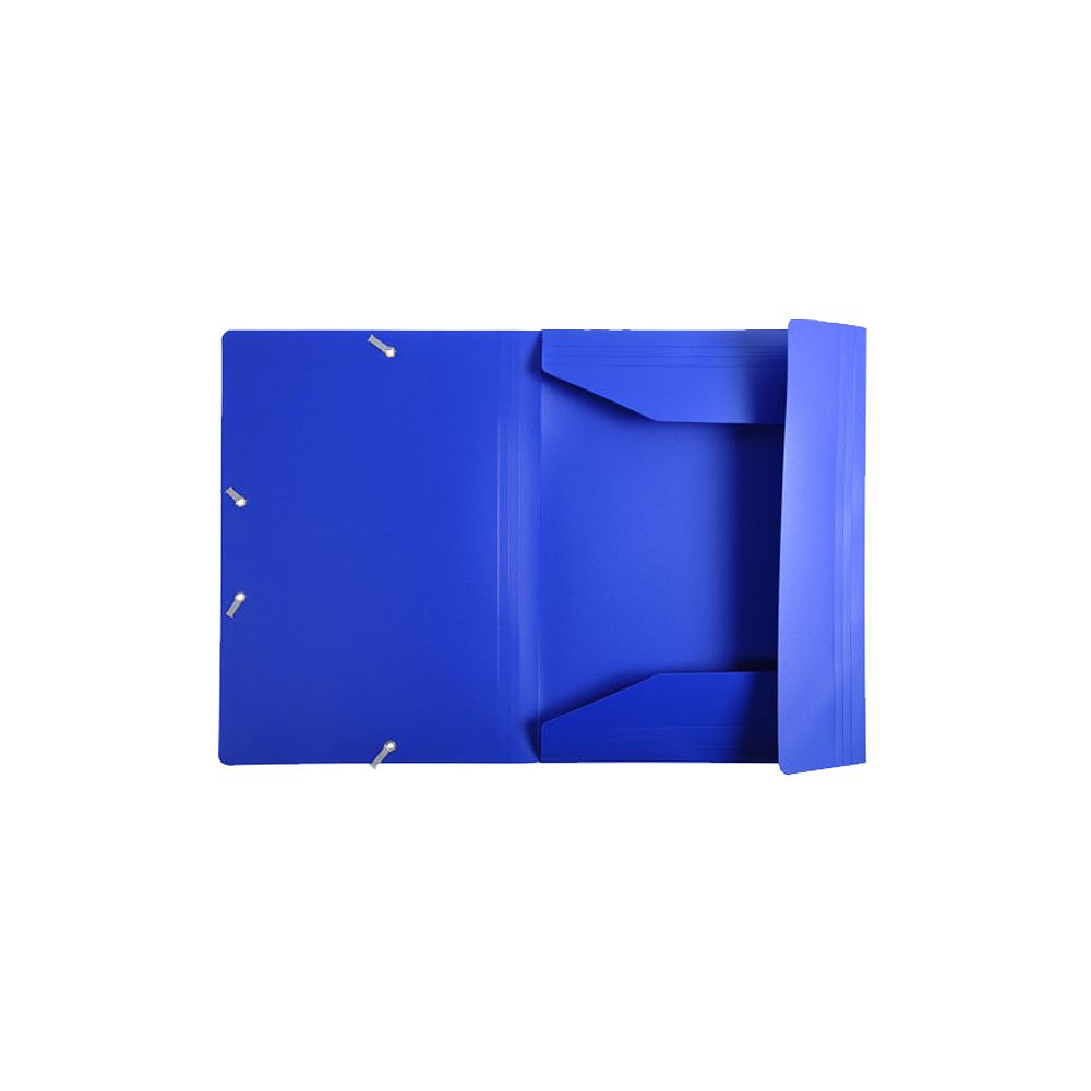 Папка на резинках "Exacompta", A4, 15 мм, полипропилен, синий - 2