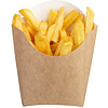 Контейнер бумажный для картофеля фри, 84х54х120 мм, 400шт/упак, крафт - 5