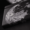 Блокнот "Cosmic moon", А5, 96 листов, линейка, на резинке, черный - 4