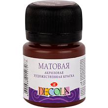 Краска акриловая матовая "Декола", 20 мл., банка