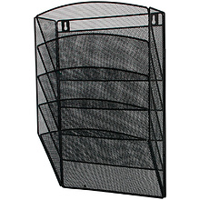 Модуль настенный "KF04726", 5 секций, вертикальный, черный