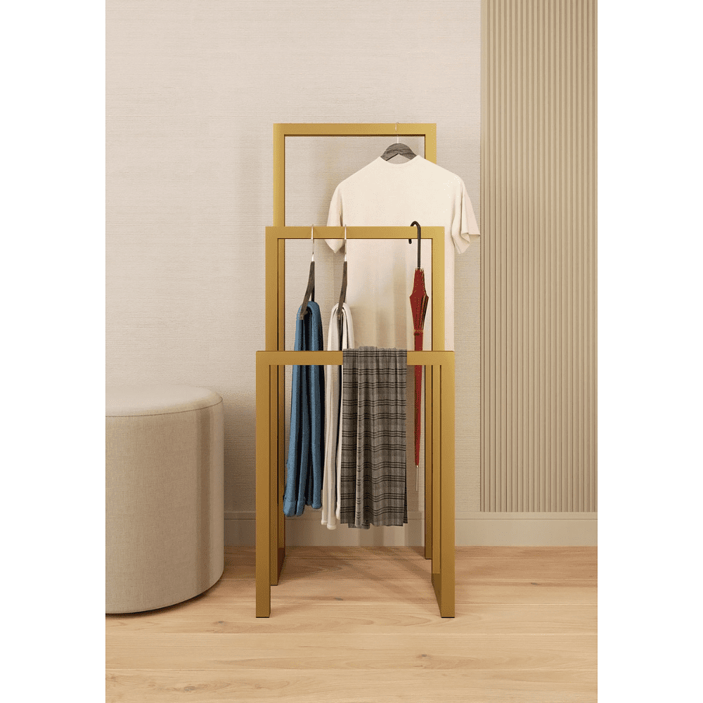 Вешалка напольная ALLERD 120 GEON, золотой - 2