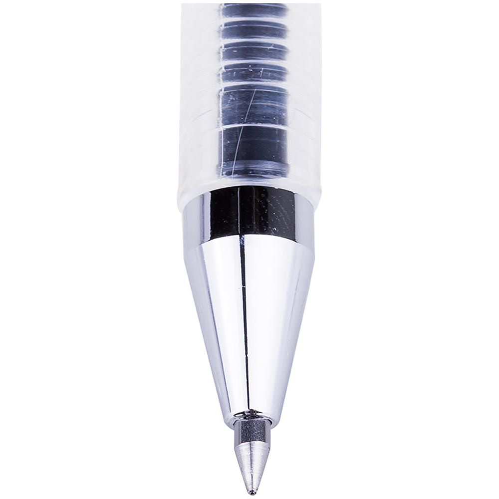 Ручка гелевая "Hi-Jell Color", 0.5 мм, прозрачный, стерж. чёрный - 2