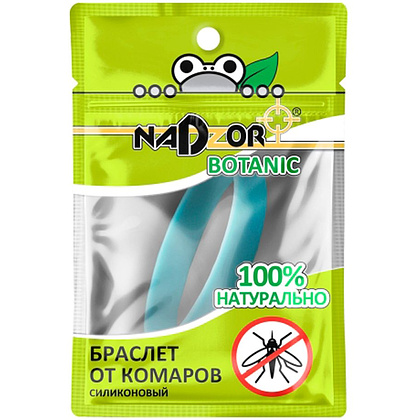 Силиконовый браслет от комаров «NADZOR», 1 шт