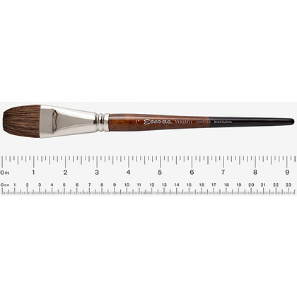 Кисть "Escoda Versatil Brush S/H 1543", синтетика, плоская, №1 - 3