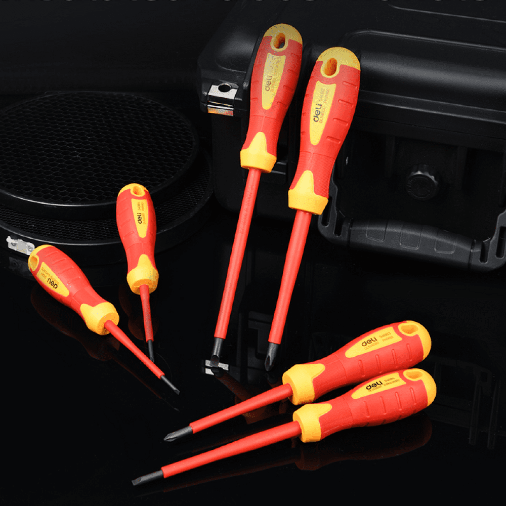 Набор диэлектрических отверток Deli YS EDL510006T, 3 SL, 3 PH - 3