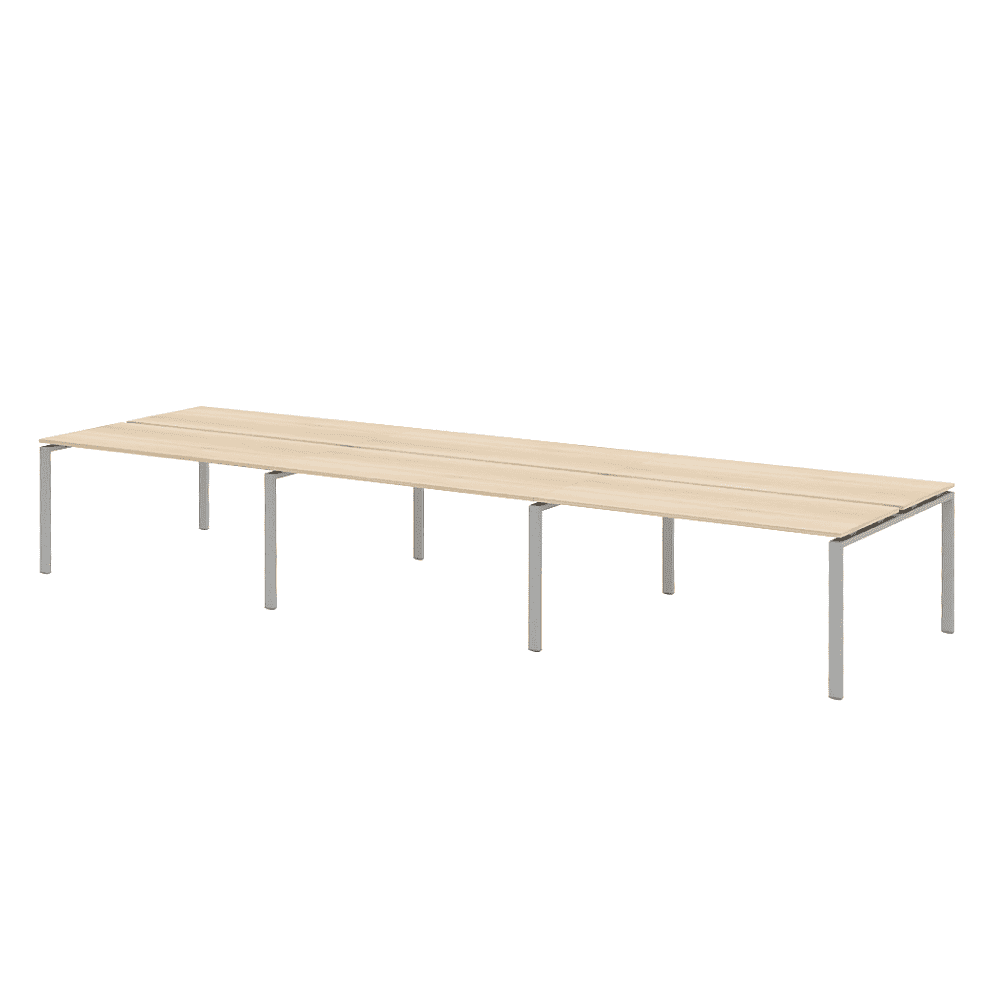 Коллекция Титан Бенч-система на 6 рабочих мест ТН314ТР-3х2+ТН314К-22, 4200х1450х742